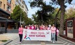 Kırklareli’nde Meme Kanseri Farkındalık Yürüyüşü Düzenlendi