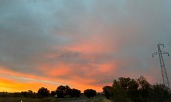 Kırklareli’nde Gün Batımı Göz Kamaştırdı