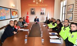 Tekirdağ'da Trafik Güvenliği Toplantısı: "Trafik işaretleri sadeleştirme komisyonu" kuruldu