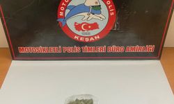 Keşan’da uyuşturucuyla yakalanan şahıs gözaltına alındı