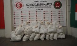 319 milyon TL değerindeki 525 kilo uyuşturucu Kapıkule’de sergilendi