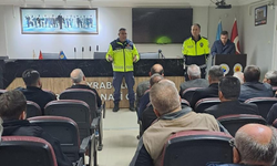 Hayrabolu'da okul servisi şoförleri ve rehber personeller bilgilendirildi