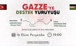 Kırklareli Gazze İçin Yürüyecek