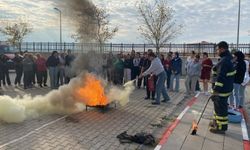 Babaeski Kız Yurdu’nda Yangın Eğitimi Düzenlendi