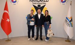 Kırklareli TSO’da Eski Stajyerden Anlamlı Ziyaret