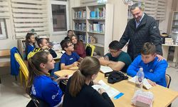 Kaymakam Özderin’den Kütüphaneye Ziyaret