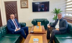 Kaymakam Enver Özderin’e Nuri Çalışkan’dan Ziyaret