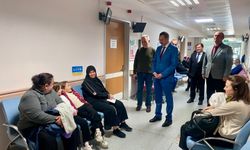 Kaymakam Enver Özderin’den Hastane Ziyareti