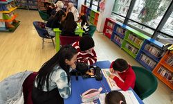 Kütüphanede Ödev Saati Tamamlandı