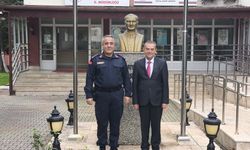 Jandarma Komutanı Eskitürk’ten İl Müdürü Özbaş’a Ziyaret