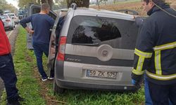 Babaeski'de trafik kazası: 1 ölü, 1 yaralı