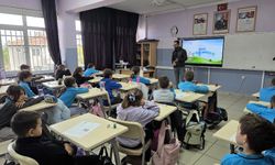 Babaeski'de öğrencilere su verimliliği, gıda israfı ve beslenme eğitimi