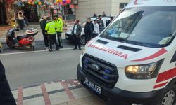 Keşan’da motosikletin çarptığı yaya yaralandı