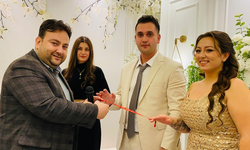 Başkan Gün, Minel ve Eminer’in Nişan Yüzüklerini Taktı
