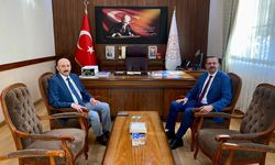 Kaymakam Özderin’den İl Millî Eğitim Müdürü Altınöz’e Ziyaret