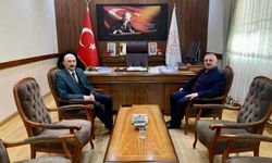 İbrahim Korkmaz’dan Müdür Murat Altınöz’e Ziyaret