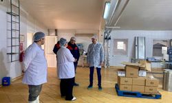 Kaymakam Özderin’den Süt İşleme Tesisine Ziyaret