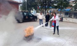 Babaeski’de aile sağlık merkezlerinde yangın eğitimi verildi