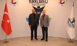 Saadet Partisi İl Başkanı Abdurrezzak’tan Kırklareli TSO’ya Ziyaret