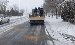 Babaeski’de Kar ve Buzlanmaya Karşı Yoğun Mesai