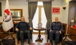 Jandarma Komutanı Eskitürk’ten Başkan Bulut’a Ziyaret