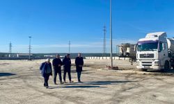 Pınarhisar’da Yapımı Süren Tır Parkı İncelendi