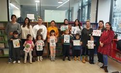 Kütüphanede Masal ve Sanat Bir Araya Geldi