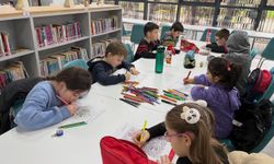 Kütüphanede Mandala Boyama Etkinliği Yapıldı