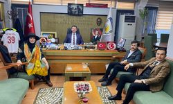 Başkan Fırat Yayla, Misafirlerini Ağırladı