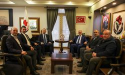 Başkan Bulut, Kahraman ve Beraberindeki Heyeti Ağırladı