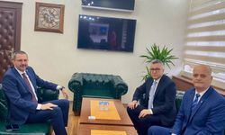 Ziraat Bankası Yöneticilerinden Kaymakam Özderin’e Ziyaret