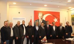 Şoförler Odası Yönetiminden Başkan Özalp'e Ziyaret