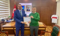 Pınarhisar’da Emekli Personele Teşekkür Belgesi