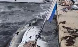 Keşan’da tekne battı, çatılar uçtu, iş yerleri hasar gördü