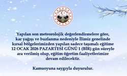 Kırklareli'nde taşımalı eğitime 1 gün ara