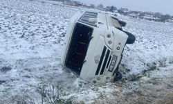 Edirne'de minibüs kazası: 1 yaralı