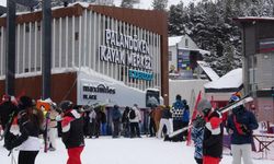 Palandöken'de sömestir tatili yoğunluğu