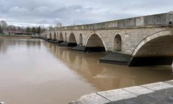 Meriç ve Tunca nehirlerinde su seviyesi yükseldi