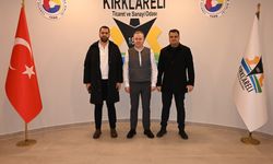 Gloria Jeans Cafe Sahiplerinden Kırklareli TSO’ya Ziyaret