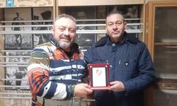 Alaaddin Doğan'a Teşekkür Plaketi