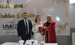 Başkan İn, Ahmet Orkun ve Nilgün Çiftinin Nikâhını Kıydı