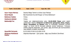 Kuvvetli Rüzgâr Uyarısı