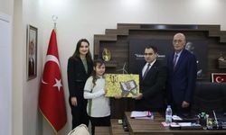 Vize’de Öğrenciden Kaymakam Balaban’a Özel Tablo