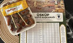 Üsküp Belediyesi’nden Hurma ve İmsakiye Hediyesi