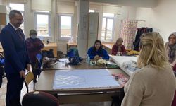 Kaymakam Özderin’den Halk Eğitimi Merkezi Kursuna Ziyaret