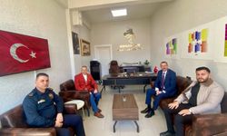 Kaymakam Özderin’den Müteahhit Karslı’ya Ziyaret