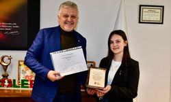 Başkan Gerenli’den Şampiyon Flütçüye Tebrik