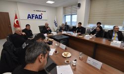 Tekirdağ AFAD'da Trakya belediyeleriyle afet riskleri değerlendirmesi