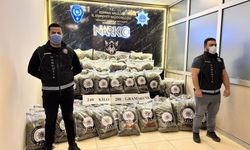 Edirne’de ele geçirilen uyuşturucu maddeler sergilendi