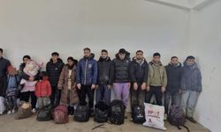 Edirne'de 14 düzensiz göçmen yakalandı